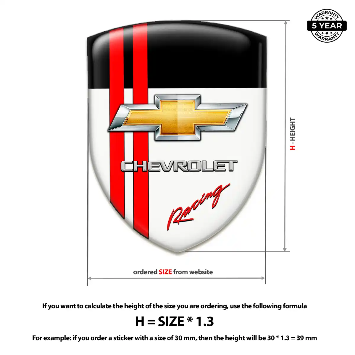 Chevrolet Logo Badge Signature Grade