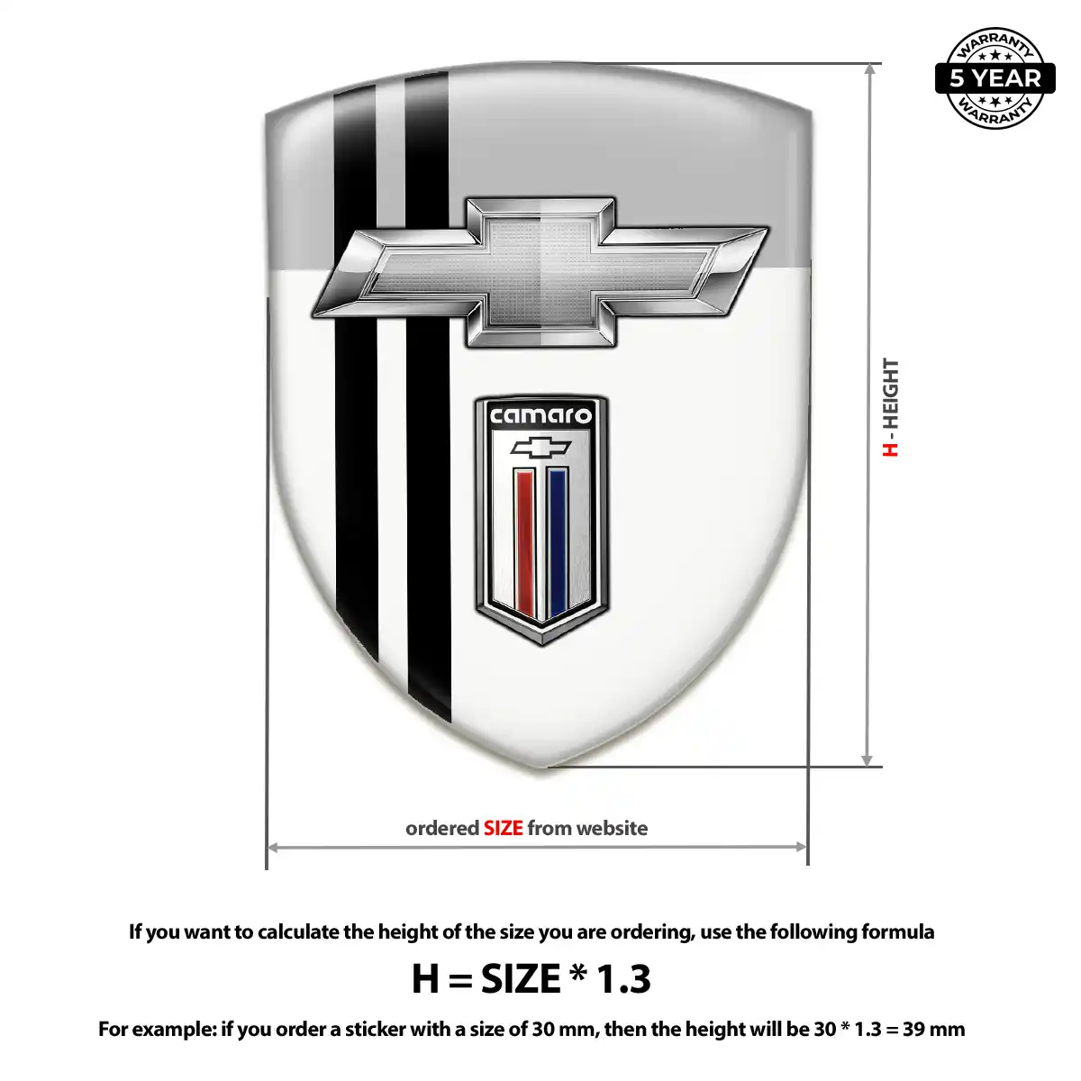 Chevrolet Logo Emblem Prestige Line