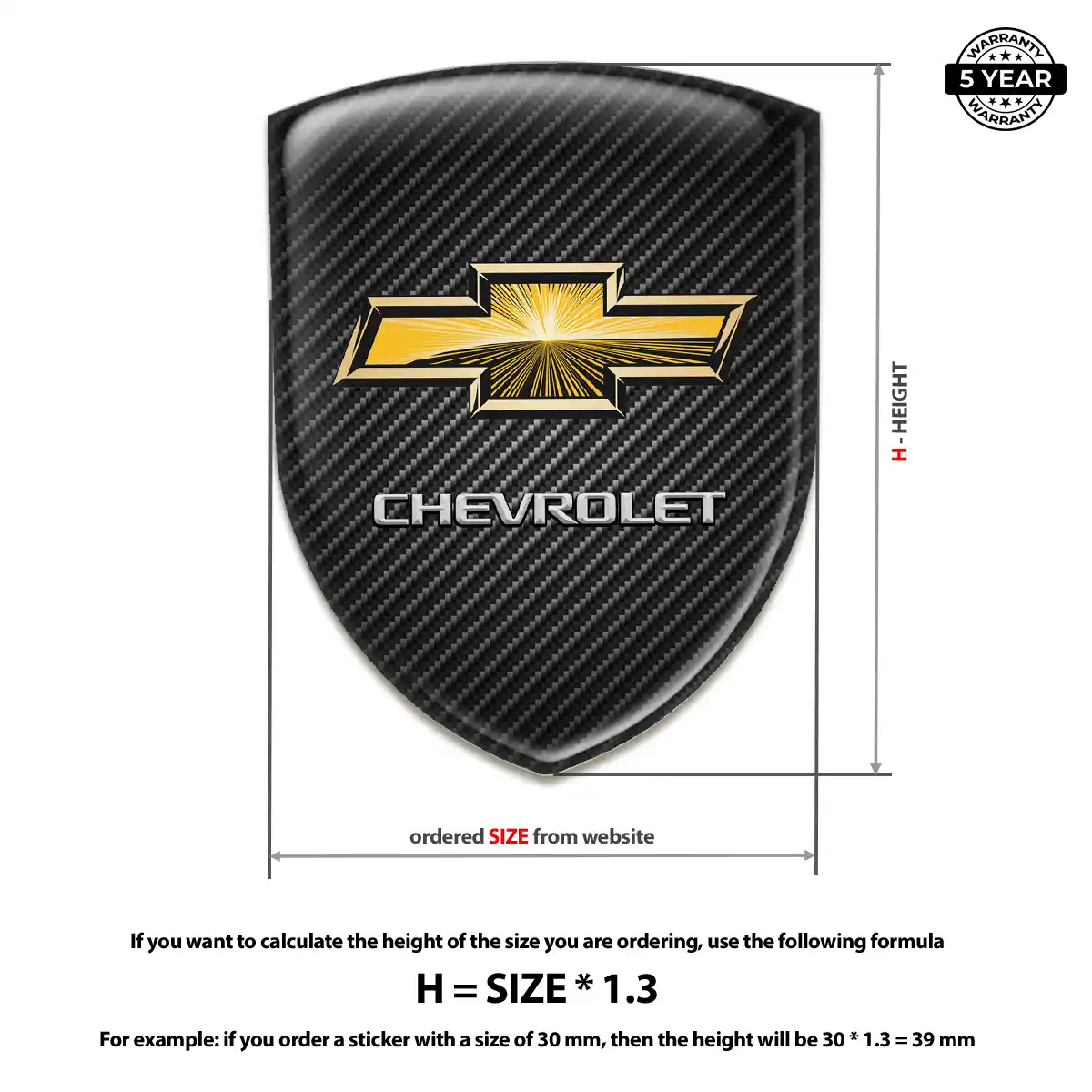 Chevrolet Logo Emblem Superior Craft