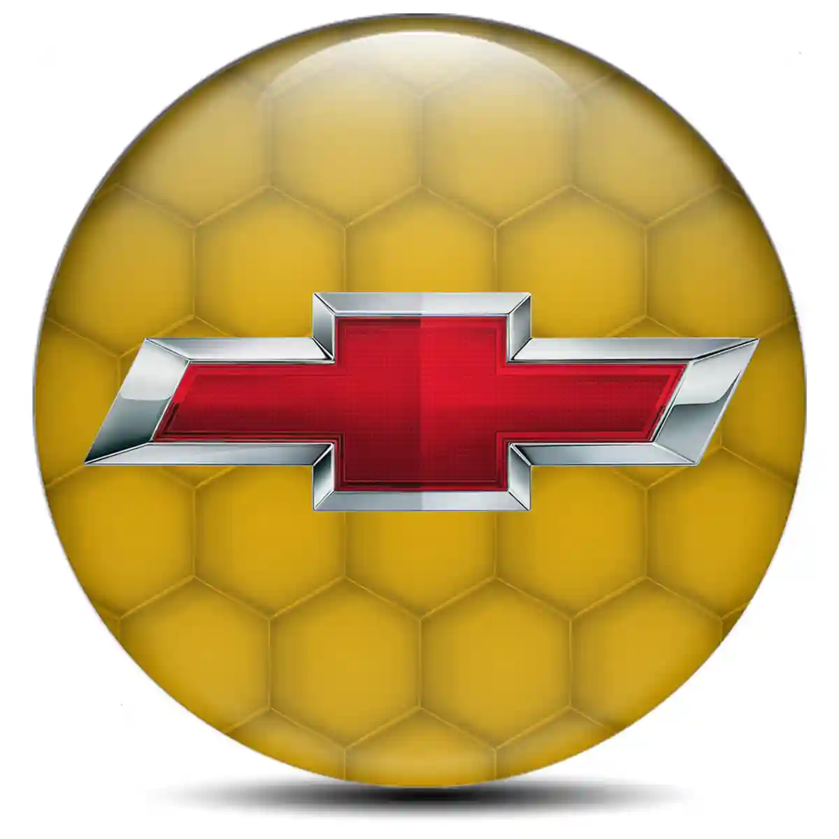 Chevrolet Logo Silicone Emblem Self-Adhesive Premium Quality