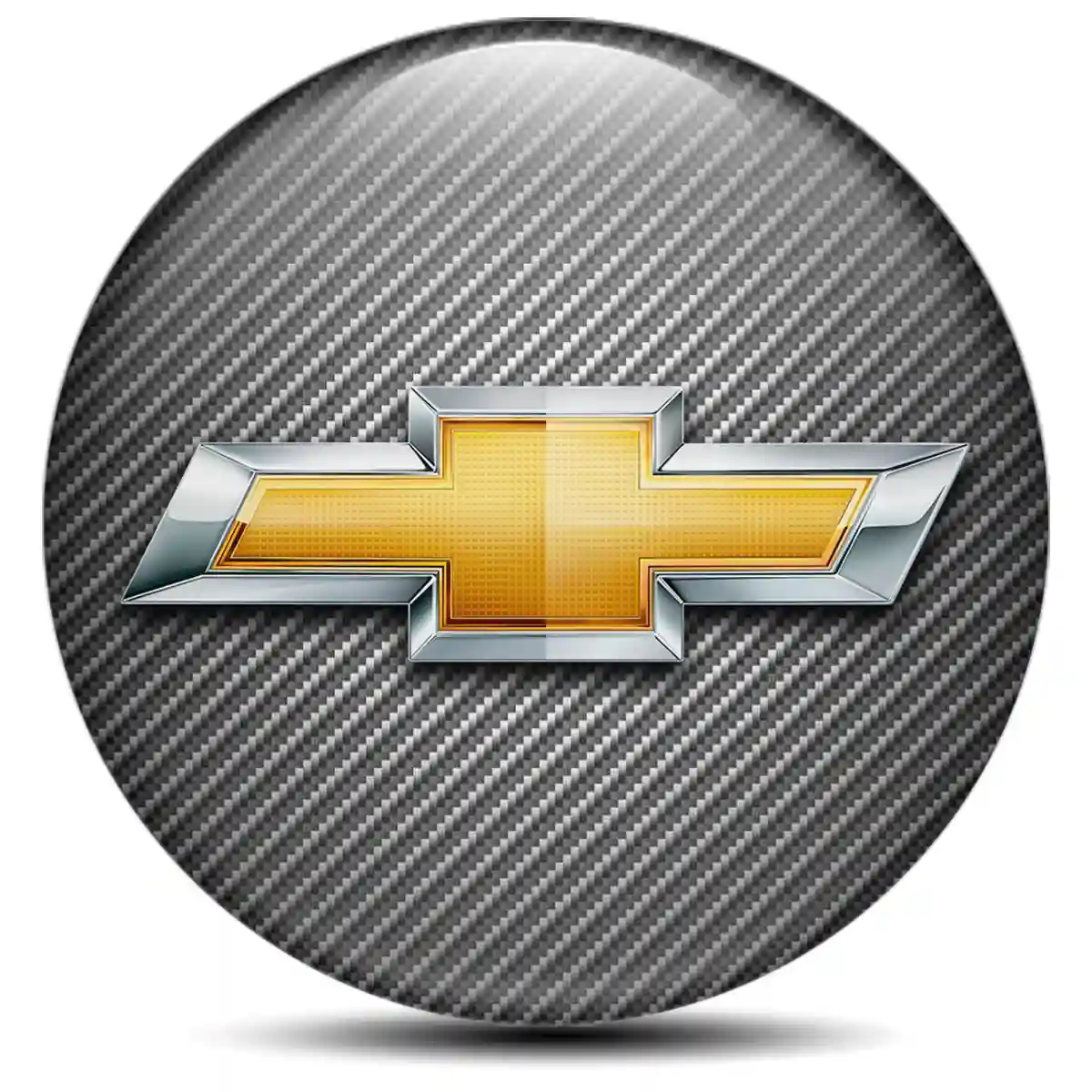 Chevrolet Logo Silicone Sticker Self-Adhesive Stylish Design