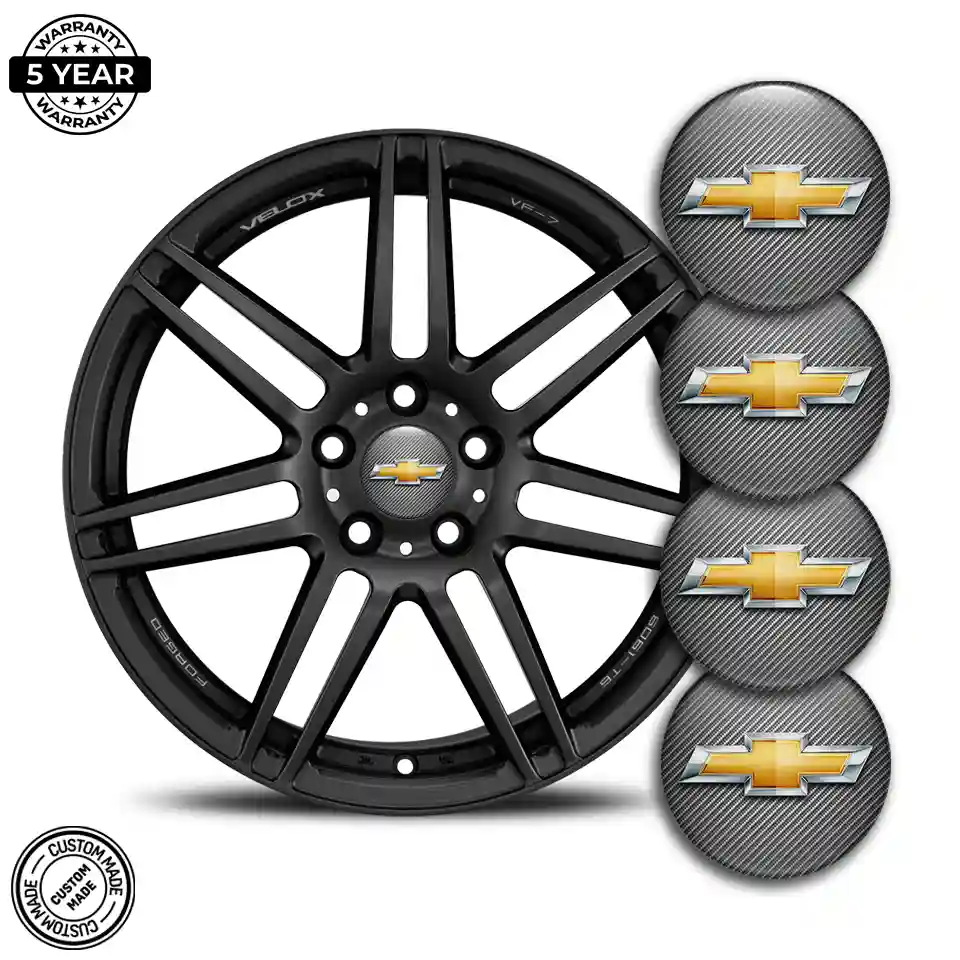 Chevrolet Logo Silicone Sticker Self-Adhesive Stylish Design