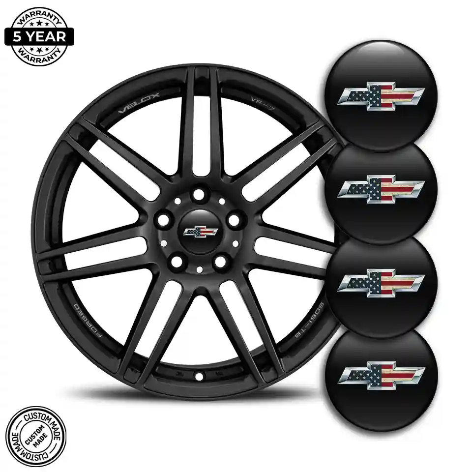 Chevrolet Logo Silicone Sticker Stylish Design