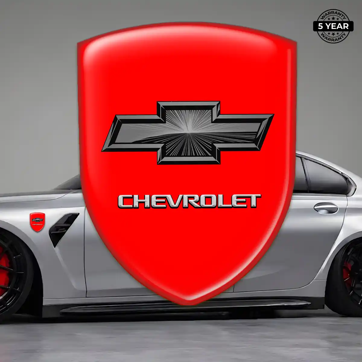 Chevrolet Logo Sticker Sleek Style
