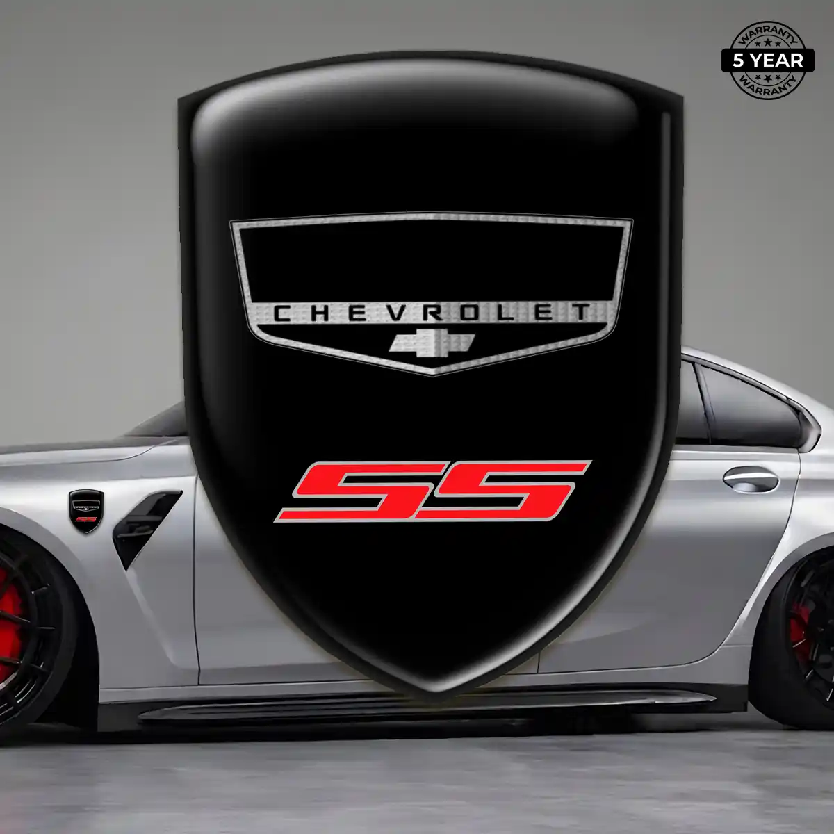 Chevrolet Polyurethane Domed Sticker Elite Finish