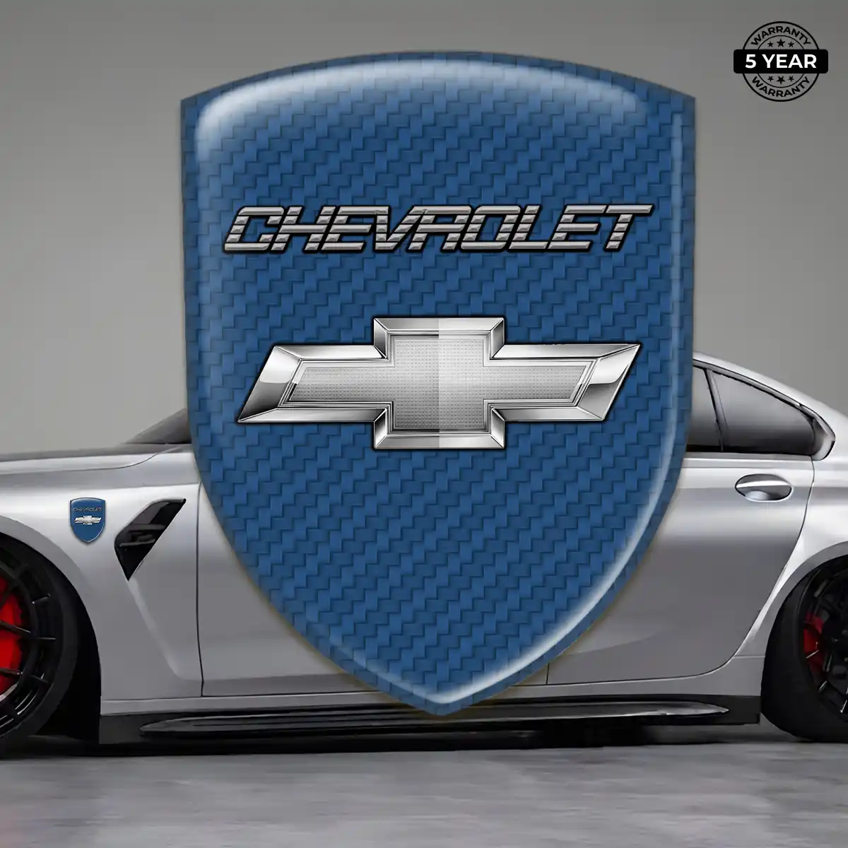 Chevrolet Polyurethane Domed Sticker Signature Grade