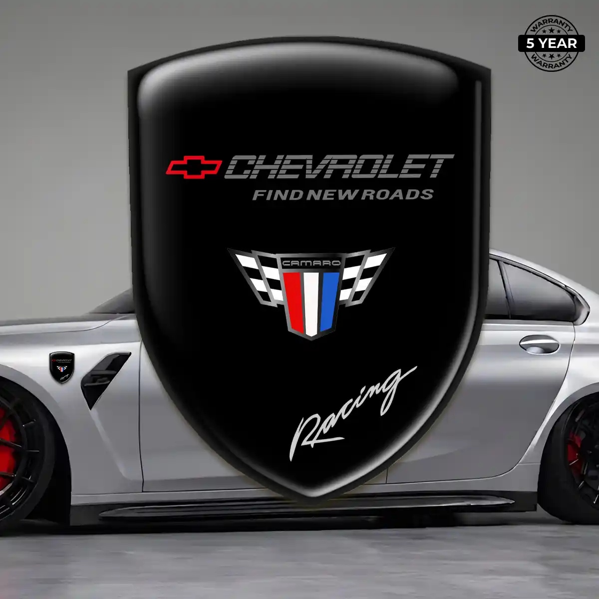 Chevrolet Resin Badge Sticker Refined Design