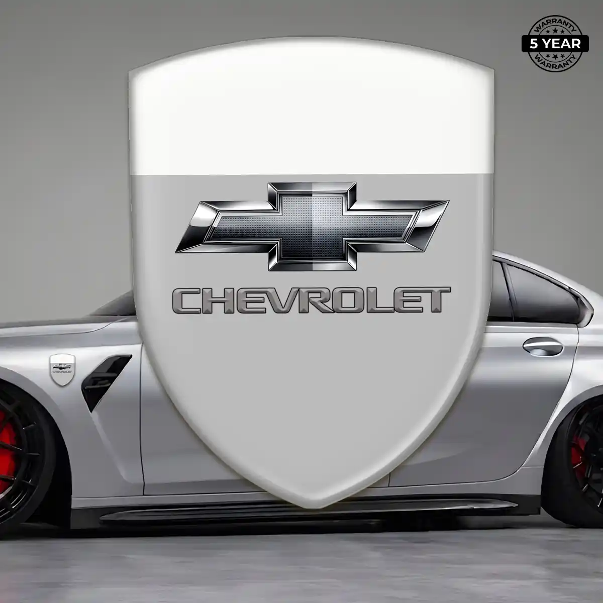 Chevrolet Resin Badge Sticker Sleek Style