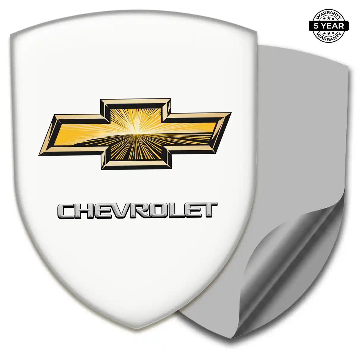 Chevrolet Resin Domed Sticker Elite Finish