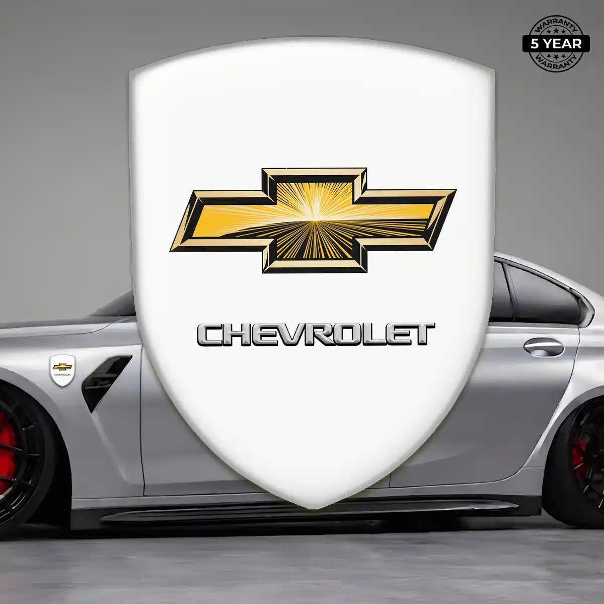 Chevrolet Resin Domed Sticker Elite Finish