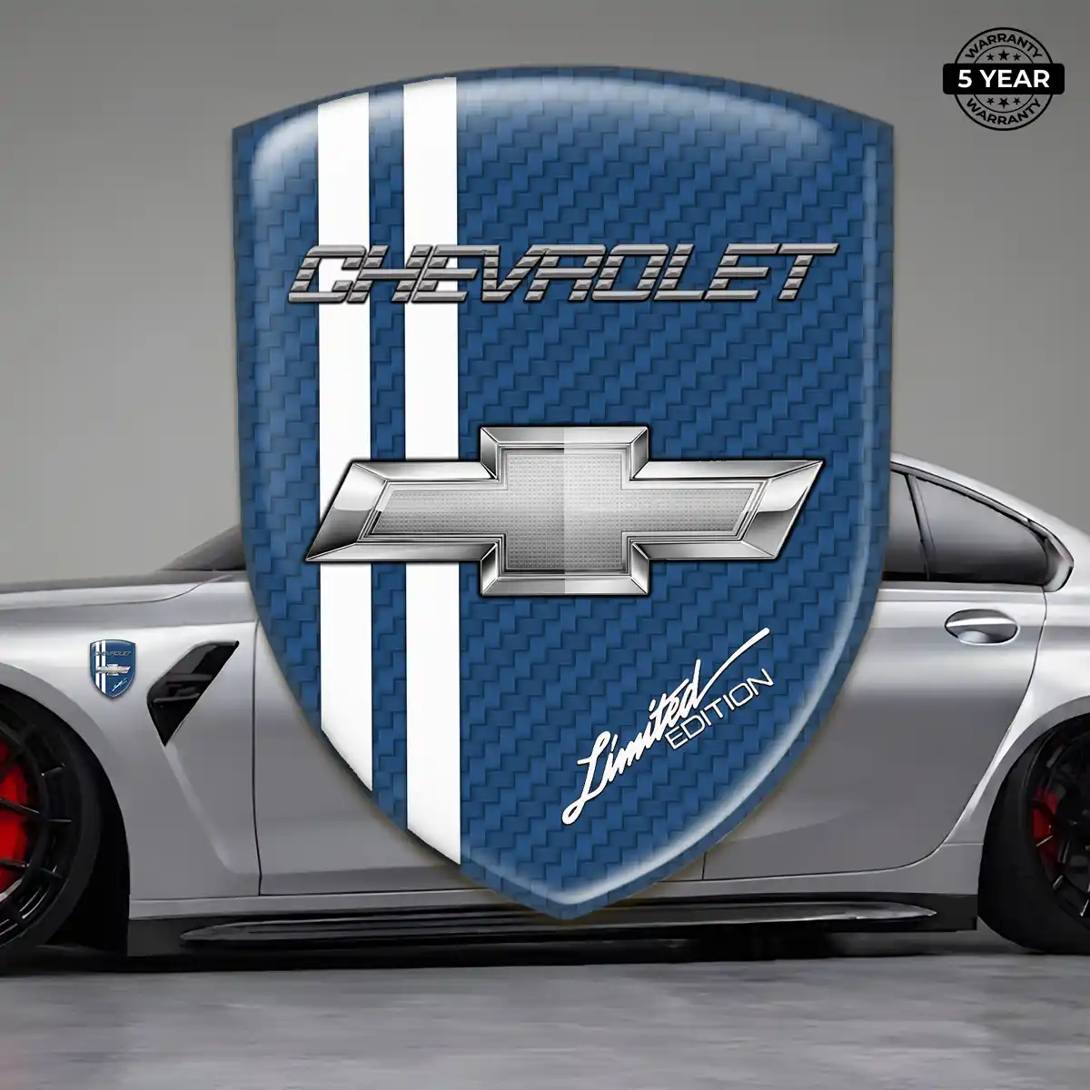 Chevrolet Resin Domed Sticker Prestige Line