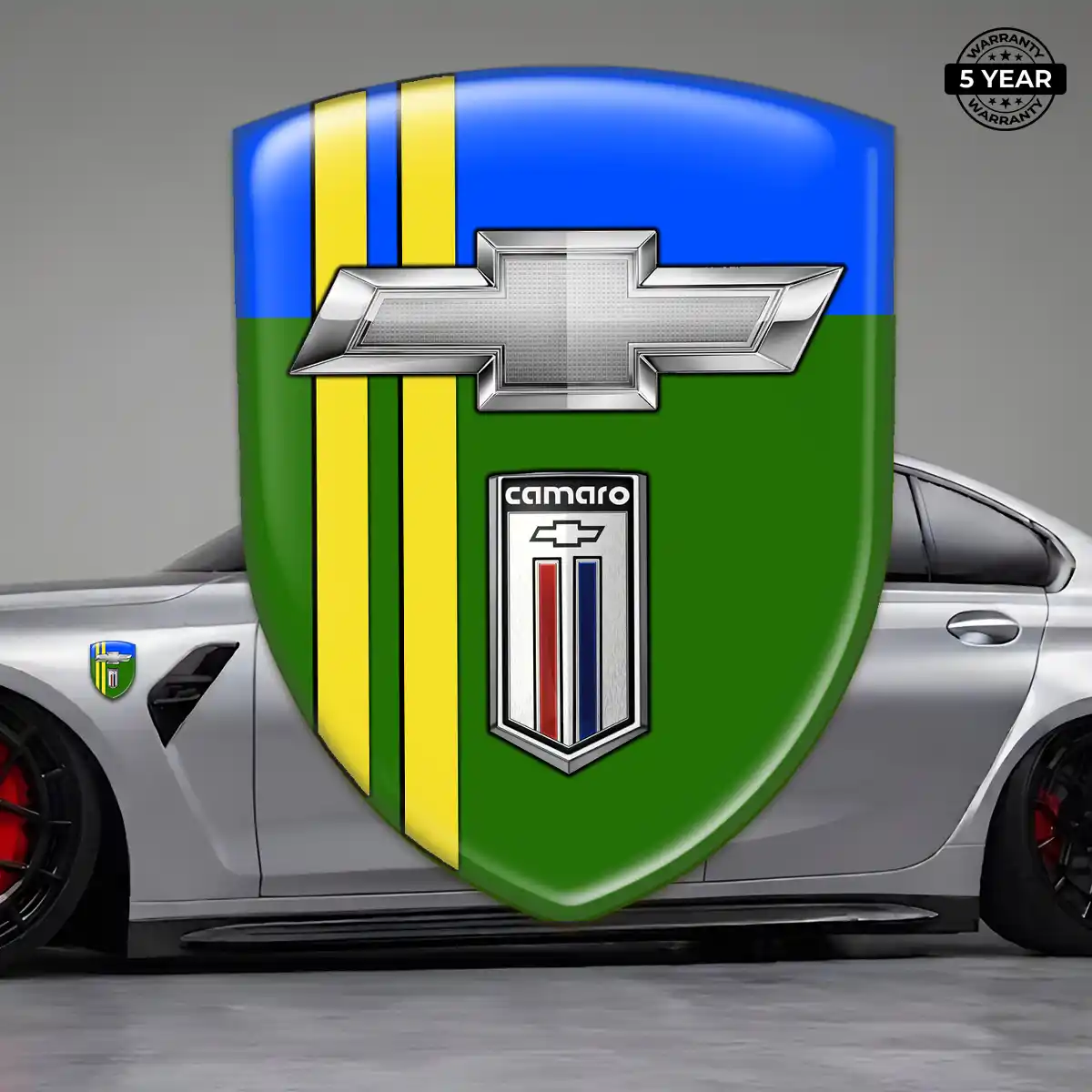 Chevrolet Resin Domed Sticker Sleek Style