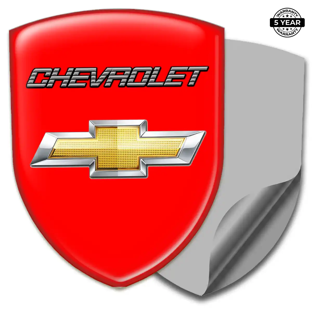Chevrolet Resin Emblem Sticker Sleek Style