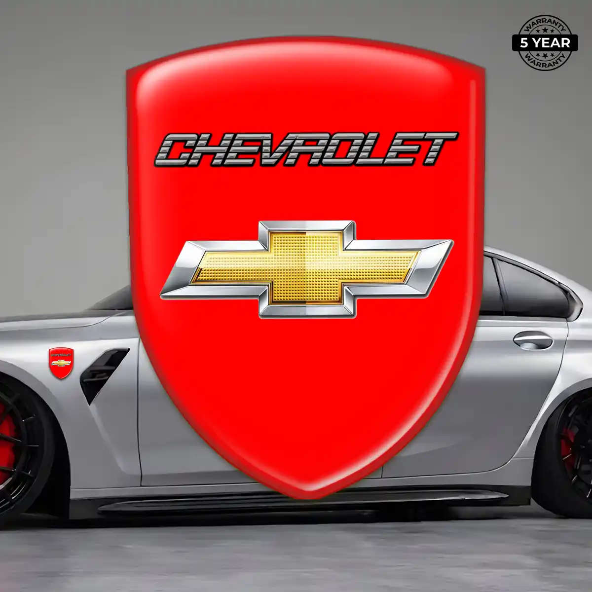 Chevrolet Resin Emblem Sticker Sleek Style