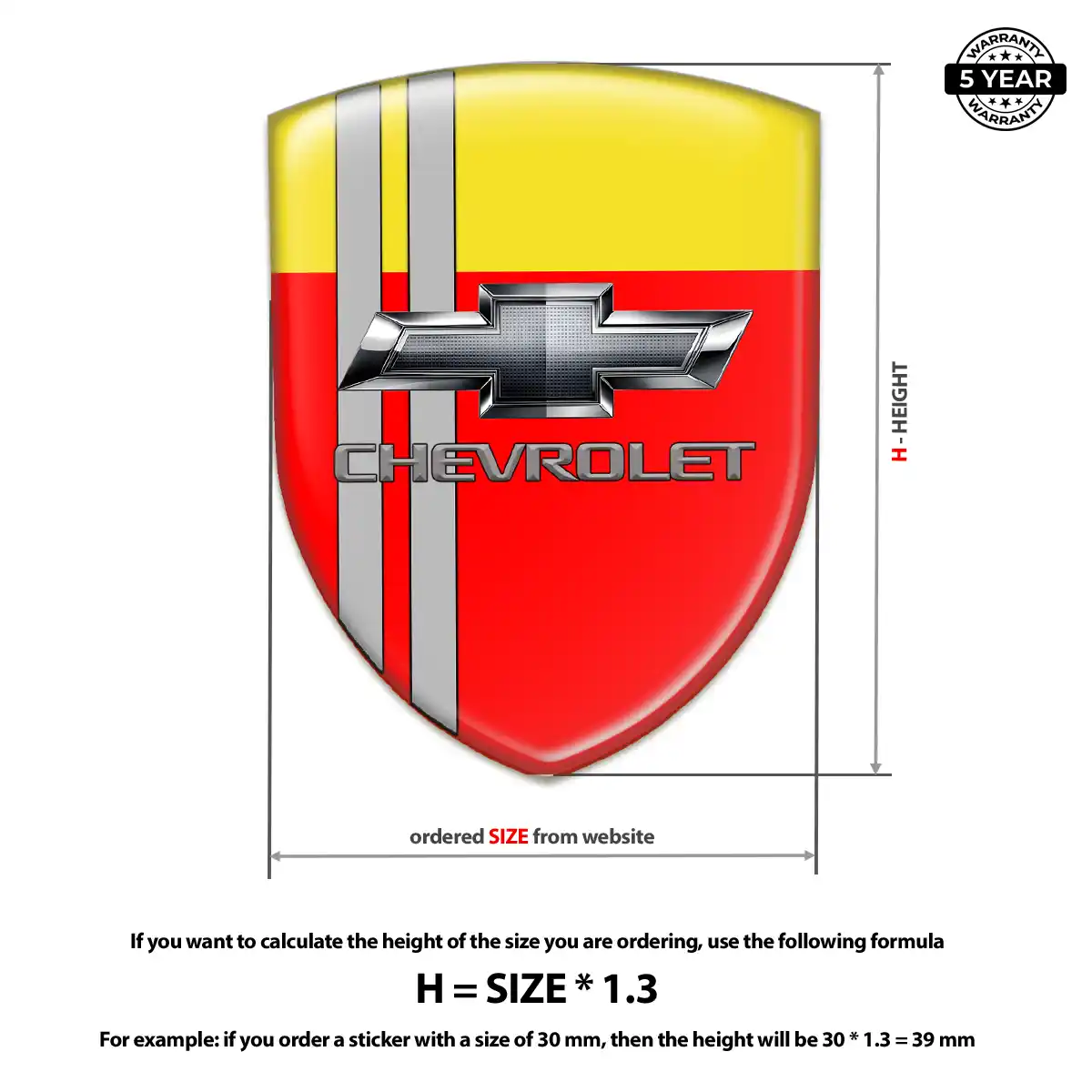 Chevrolet Silicone Emblem Exclusive Series