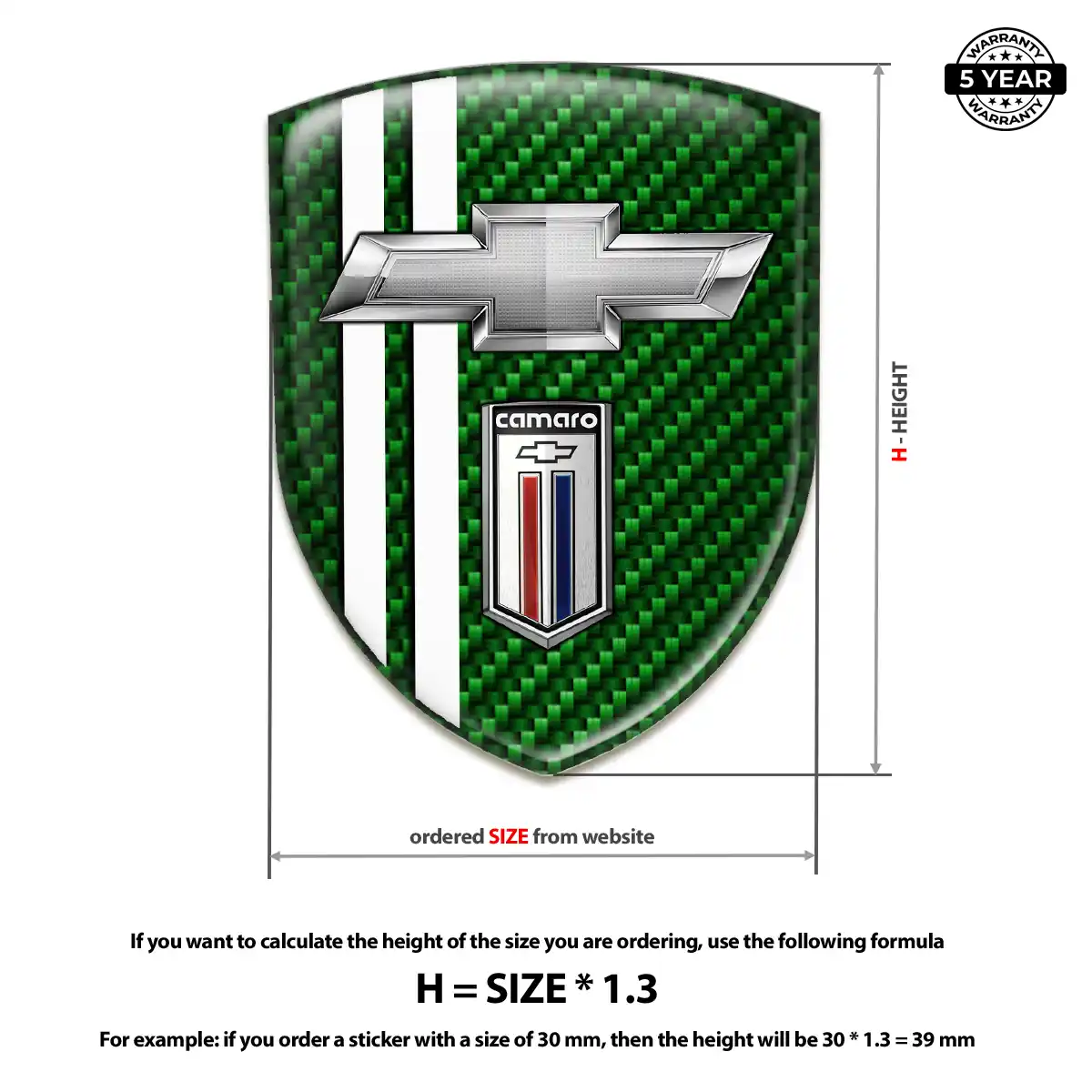 Chevrolet Silicone Emblem Prestige Line