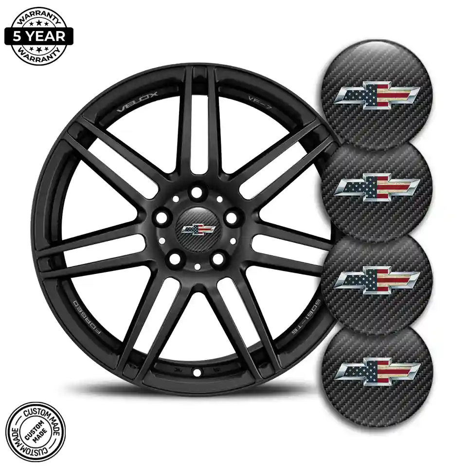 Chevrolet Silicone Sticker Self-Adhesive Premium Quality