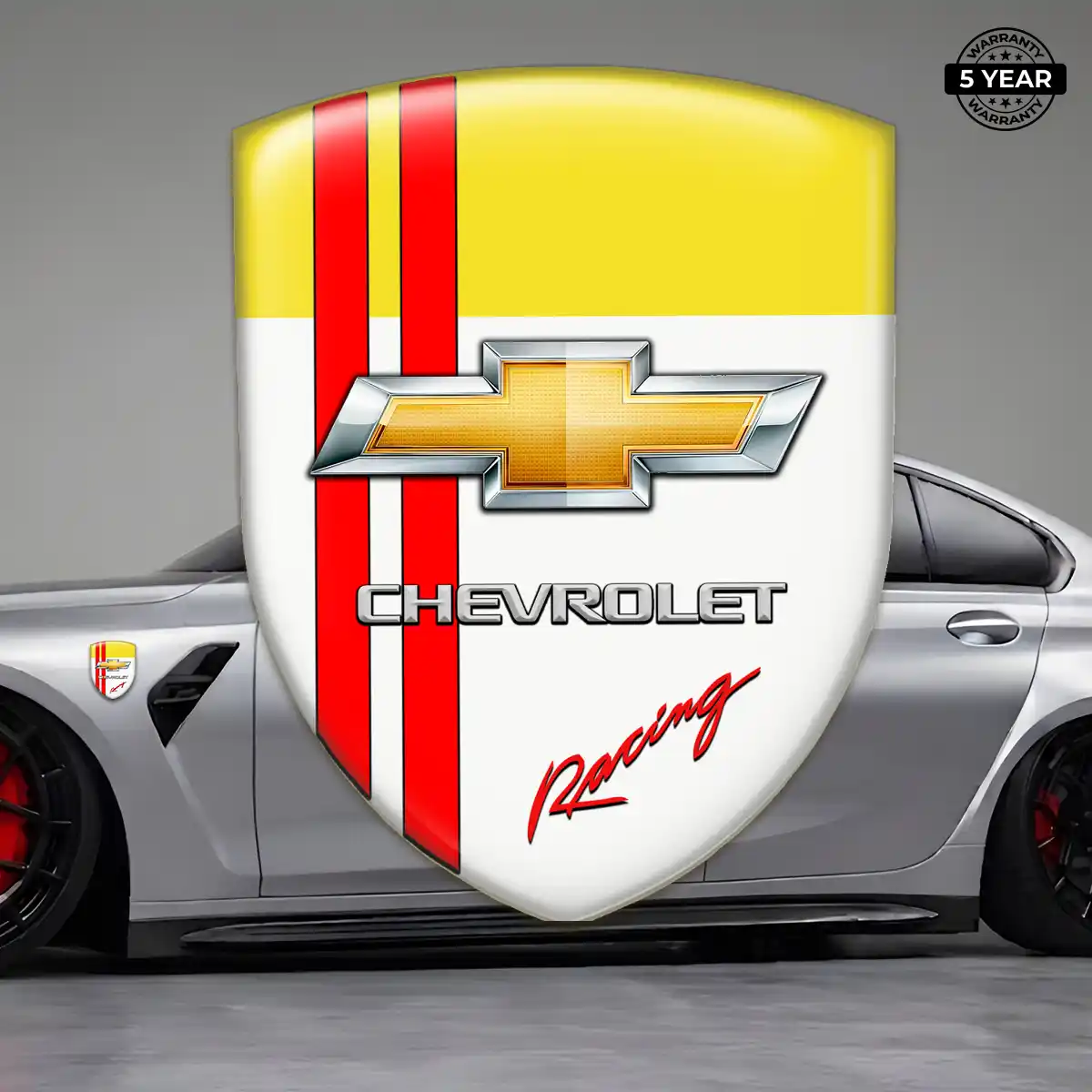 Chevrolet Silicone Sticker Sleek Style