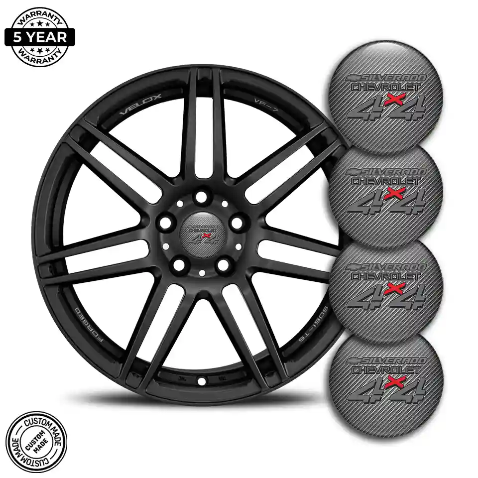 Chevrolet Silverado Silicone Sticker Stylish Design
