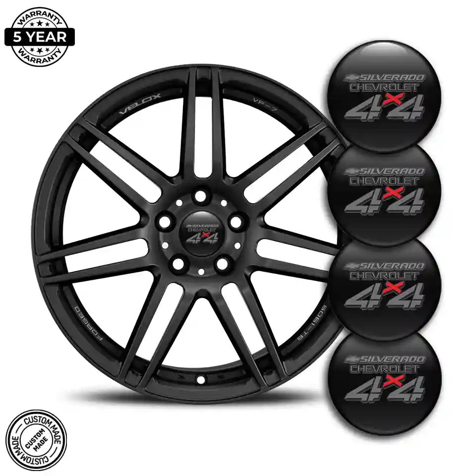 Chevrolet Silverado Wheel Emblems Stylish Design