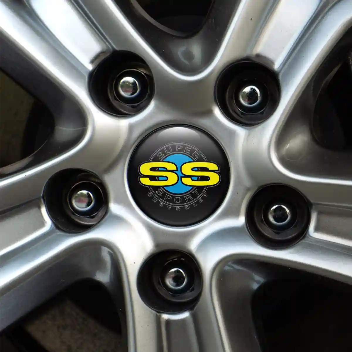 Chevrolet SS Emblem Badge Self-Adhesive Stylish Design