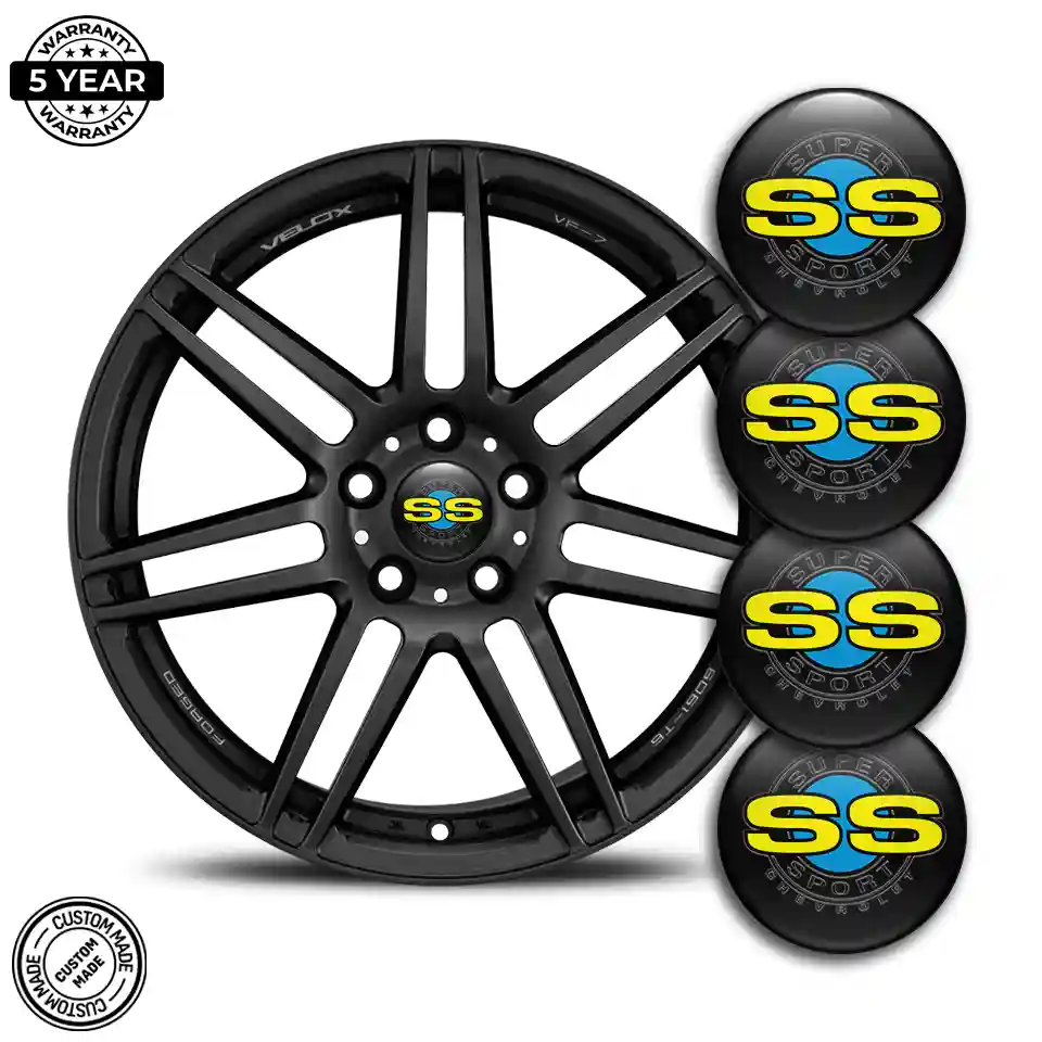 Chevrolet SS Emblem Badge Self-Adhesive Stylish Design