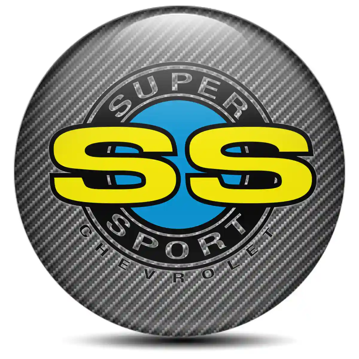 Chevrolet SS Logo Silicone Badge Self-Adhesive Stylish Design