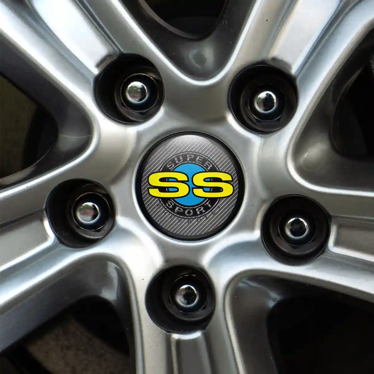 Chevrolet SS Logo Silicone Emblem Stylish Design