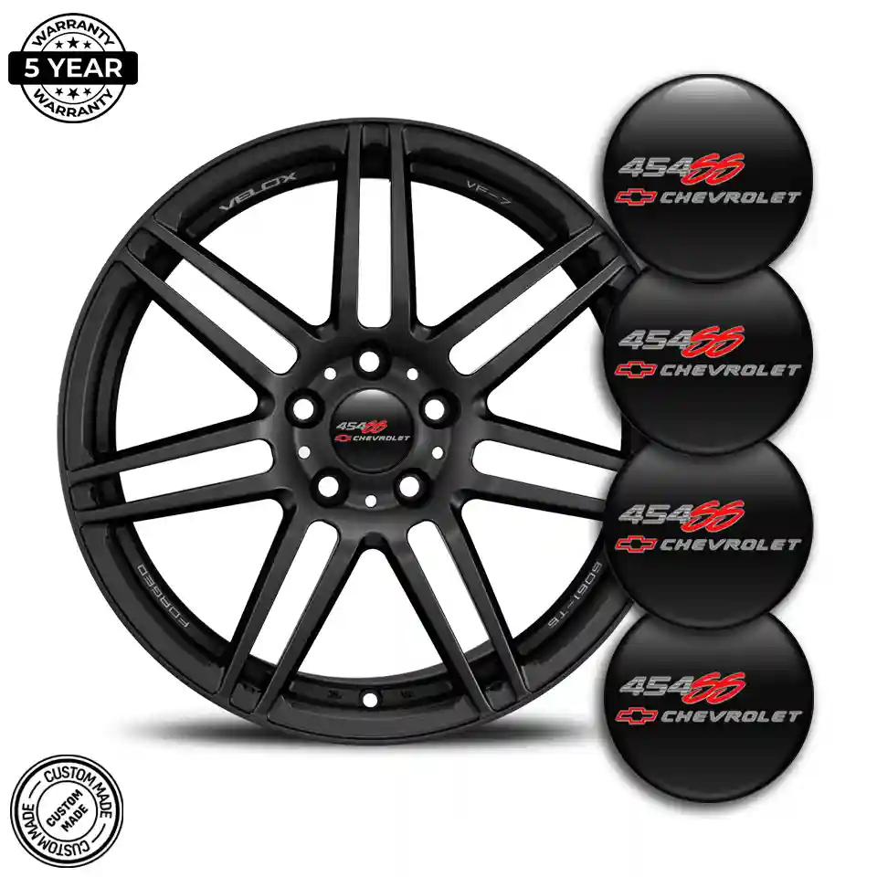 Chevrolet SS Logo Silicone Sticker Self-Adhesive Stylish Design