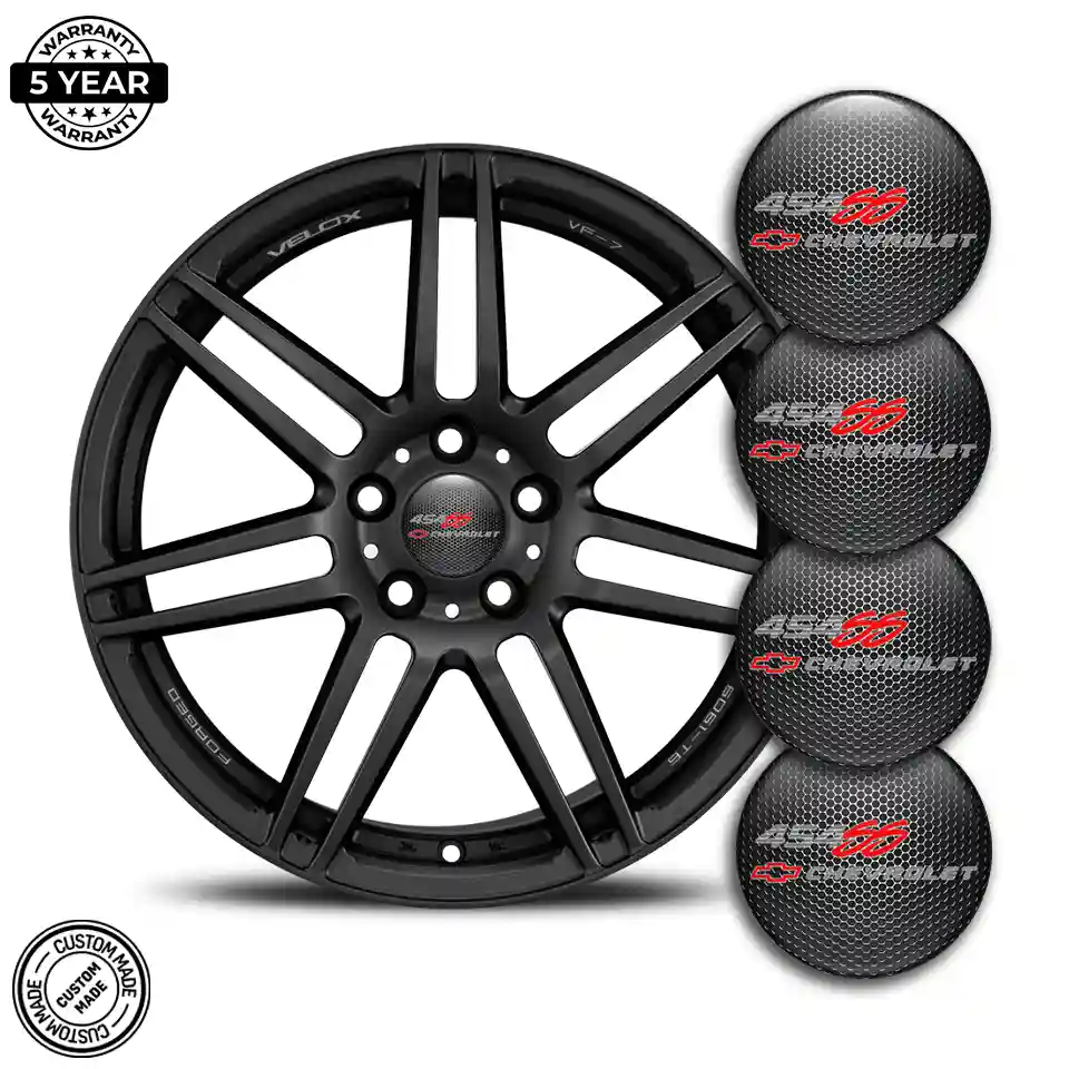 Chevrolet SS Logo Silicone Sticker Stylish Design