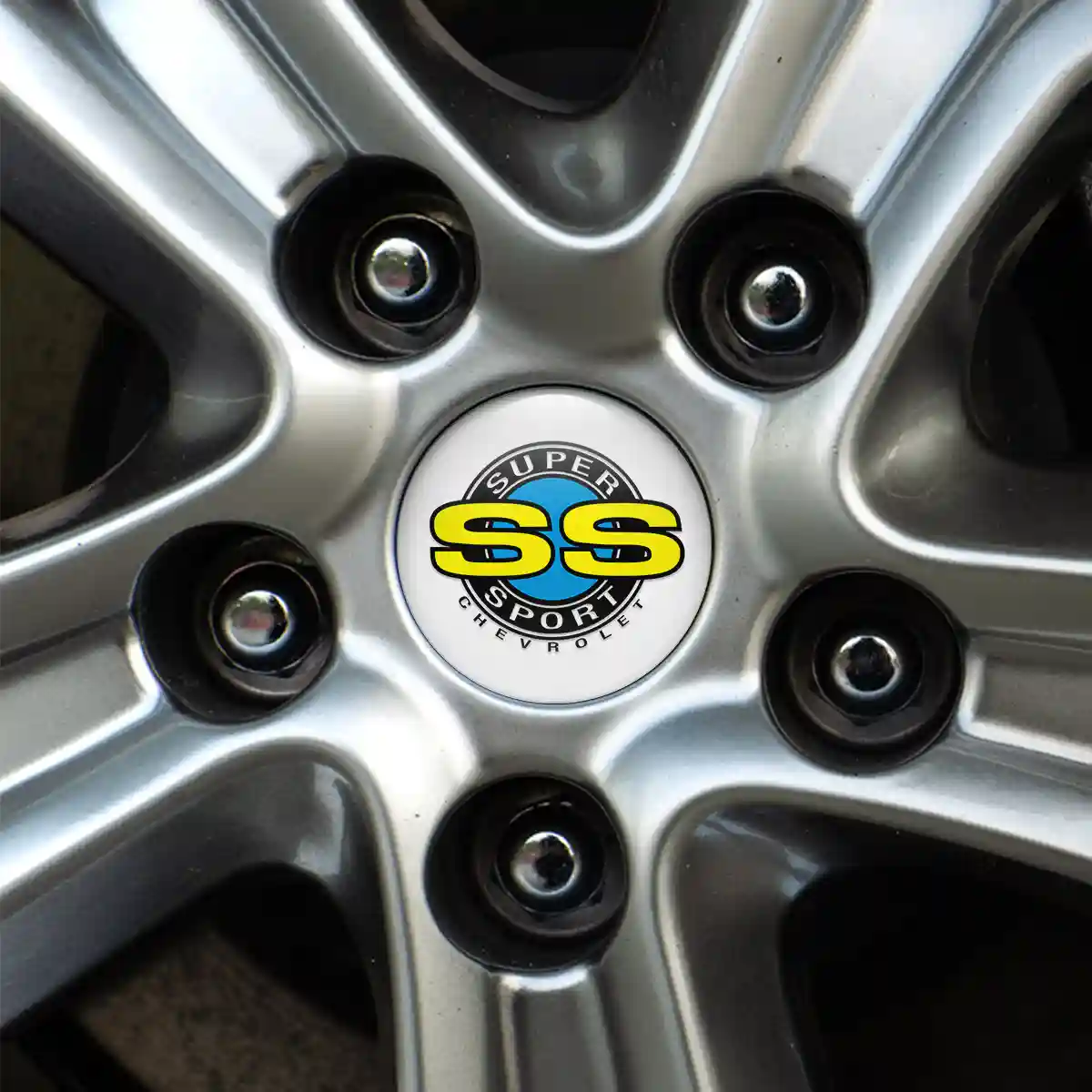 Chevrolet SS Logo Sticker Stylish Design
