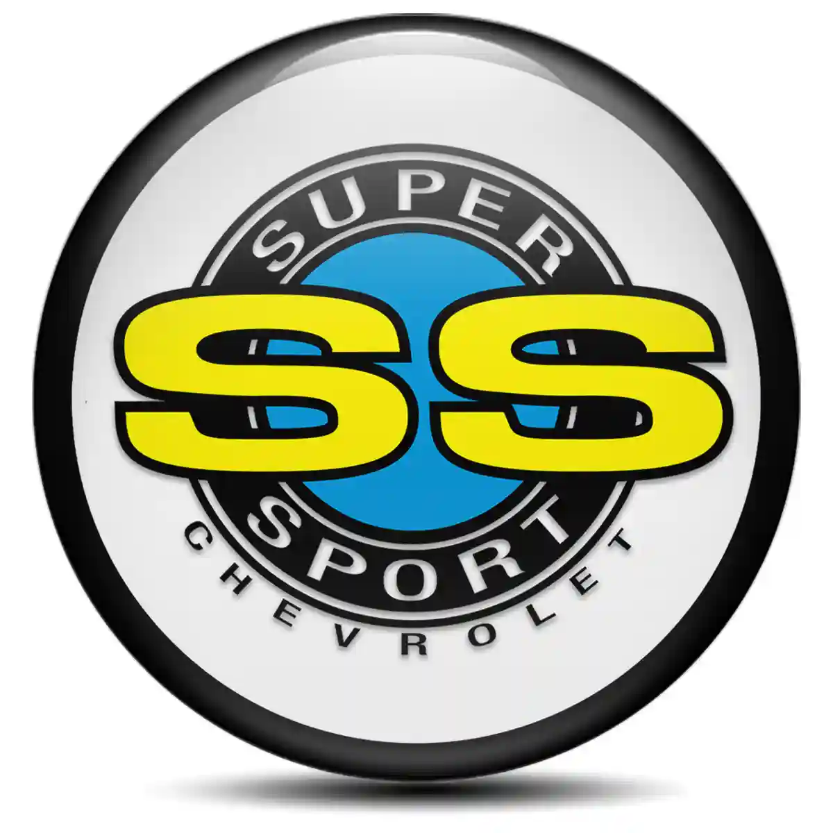 Chevrolet SS Silicone Emblem Self-Adhesive Stylish Design
