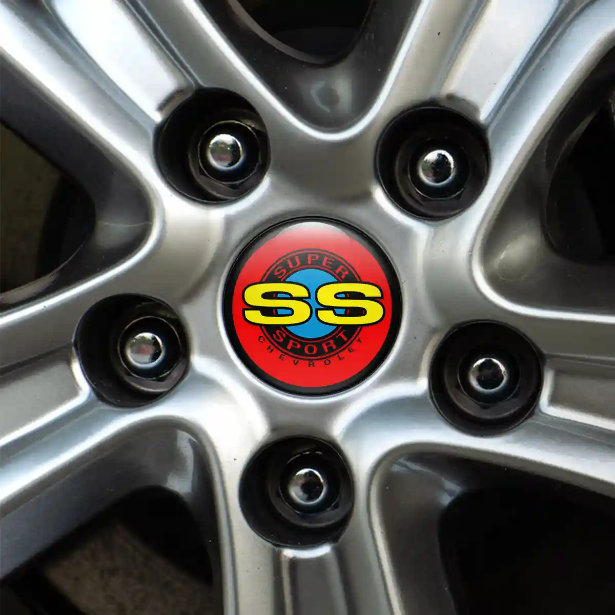 Chevrolet SS Silicone Sticker Self-Adhesive Stylish Design
