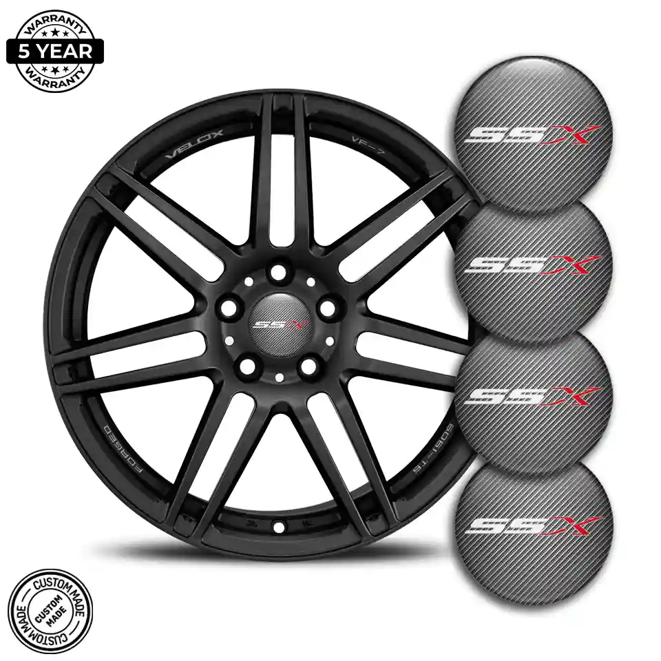 Chevrolet SSX Logo Silicone Sticker Stylish Design