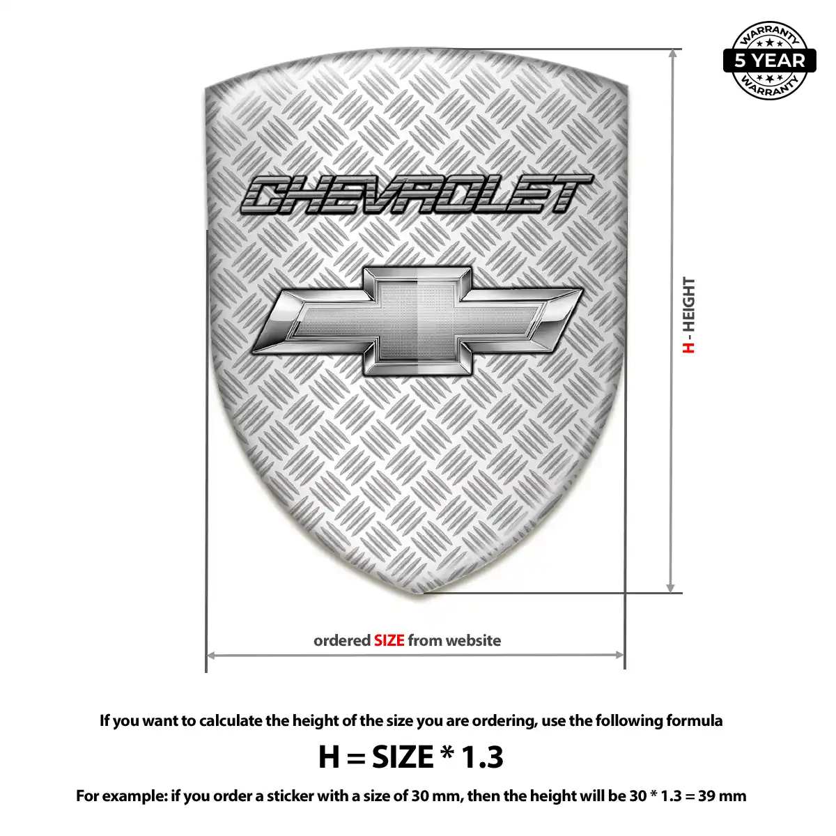 Chevrolet Sticker Exclusive Series