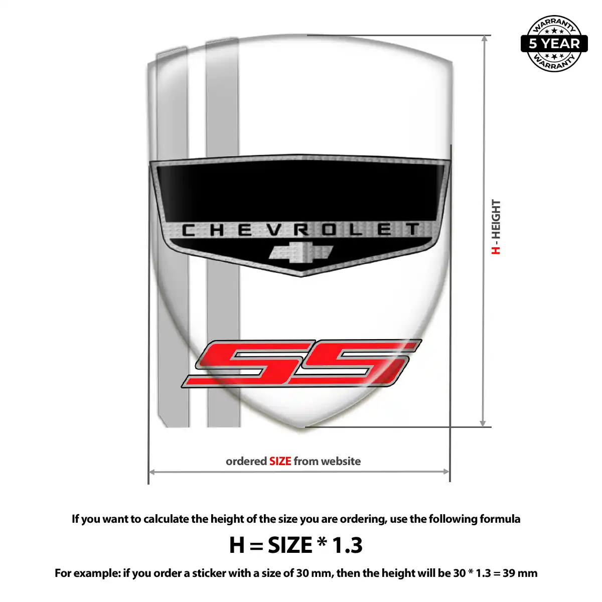 Chevrolet Sticker Prestige Line