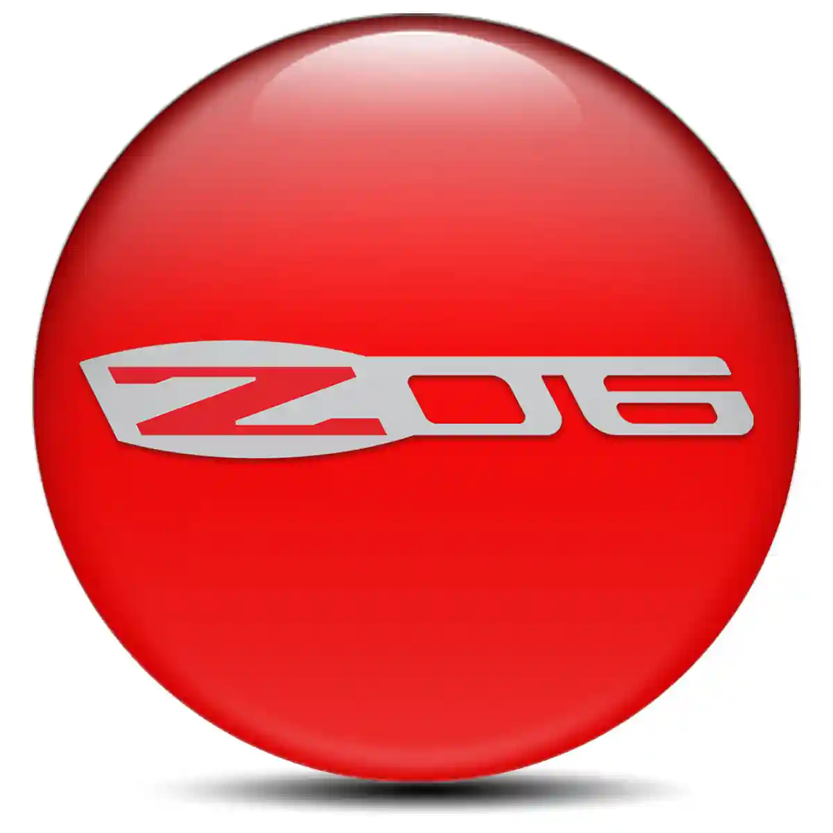 Chevrolet Z06 Silicone Sticker Stylish Design