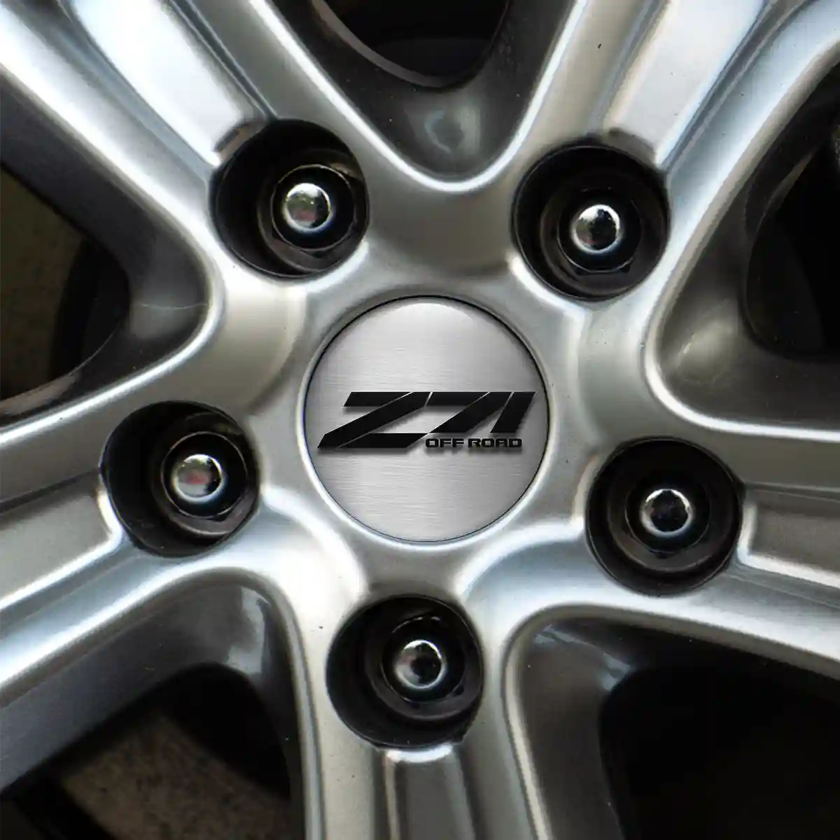 Chevrolet Z71 Domed Sticker Stylish Design