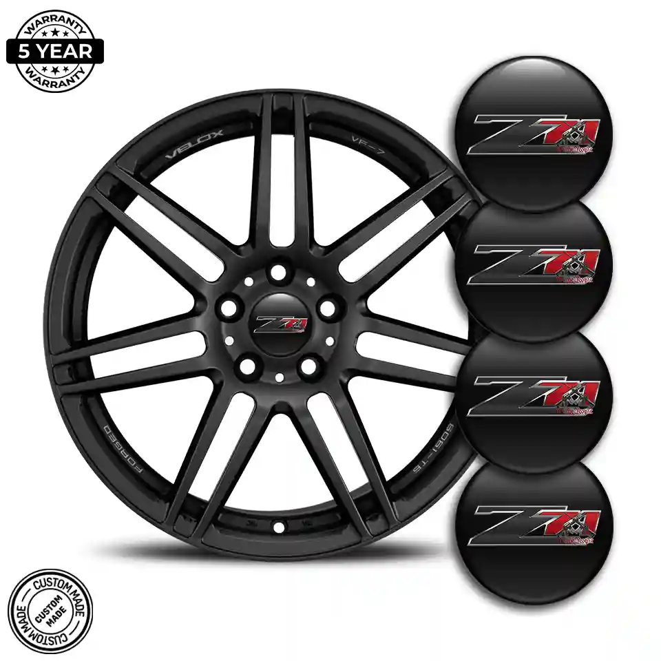 Chevrolet Z71 Silicone Sticker Stylish Design
