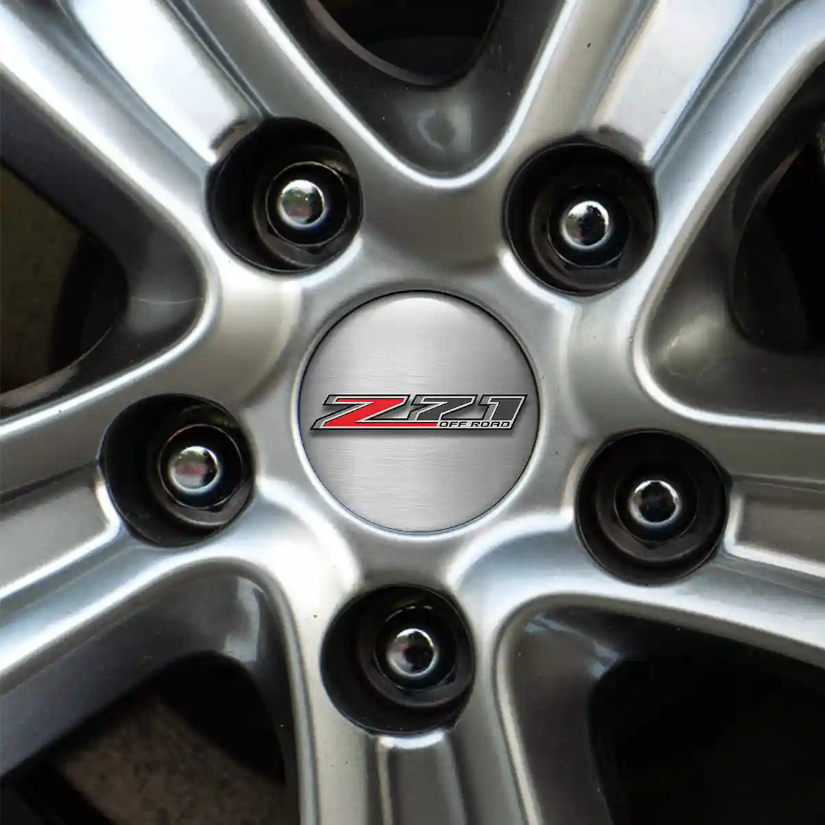 Chevrolet Z71 Wheel Emblems Stylish Design