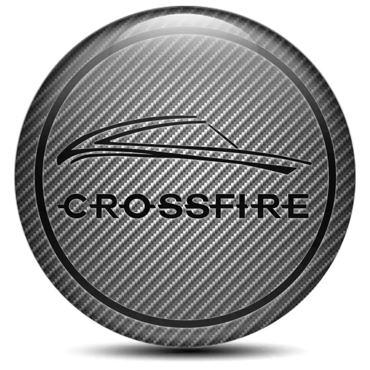 Chrysler Crossfire Logo Silicone Badge Stylish Design