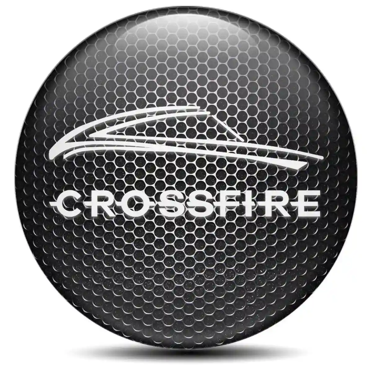Chrysler Crossfire Logo Silicone Emblem Self-Adhesive Stylish Design
