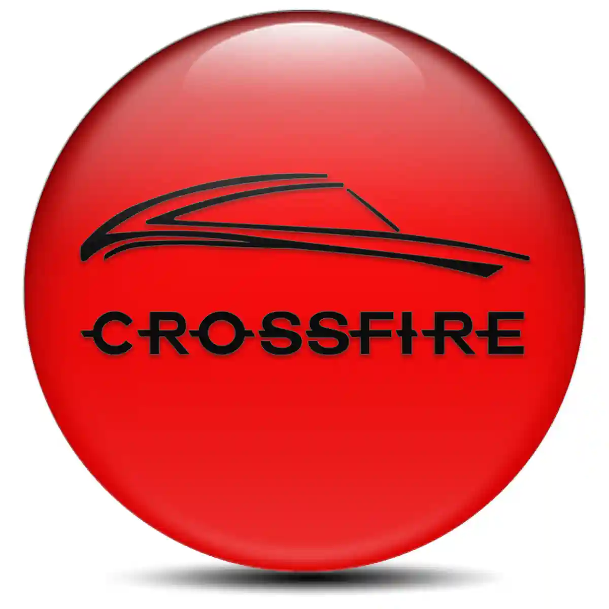 Chrysler Crossfire Silicone Emblem Self-Adhesive Stylish Design
