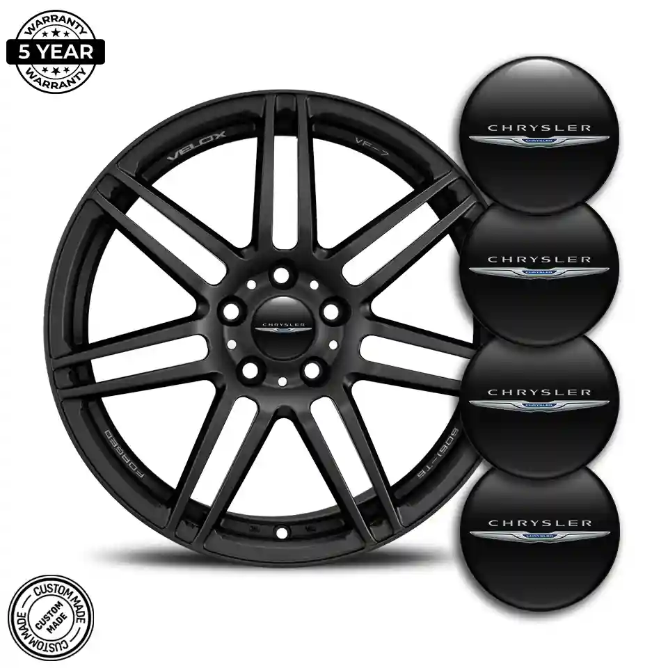 Chrysler Domed Sticker Stylish Design