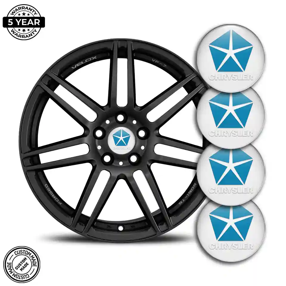 Chrysler Emblem Center Hup Cap Stylish Design