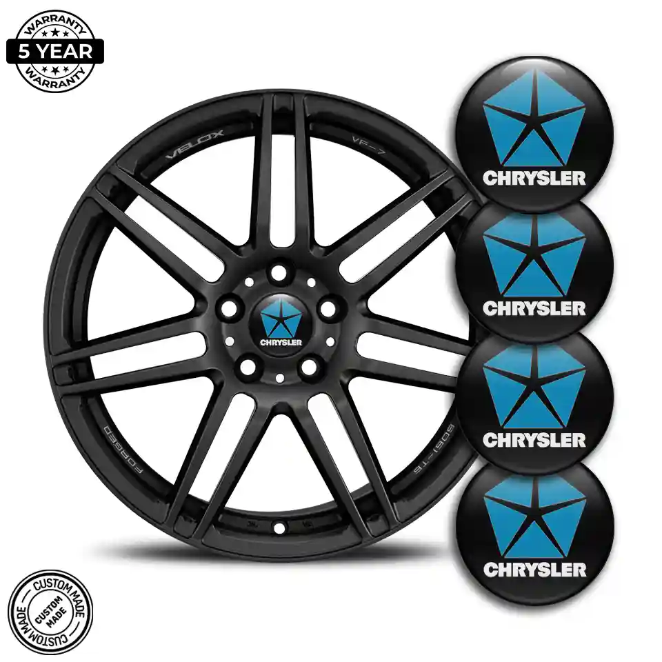Chrysler Logo Emblem Self-Adhesive Stylish Design