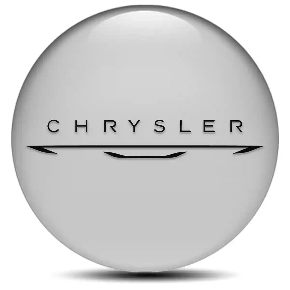 Chrysler Logo Silicone Emblem High Quality