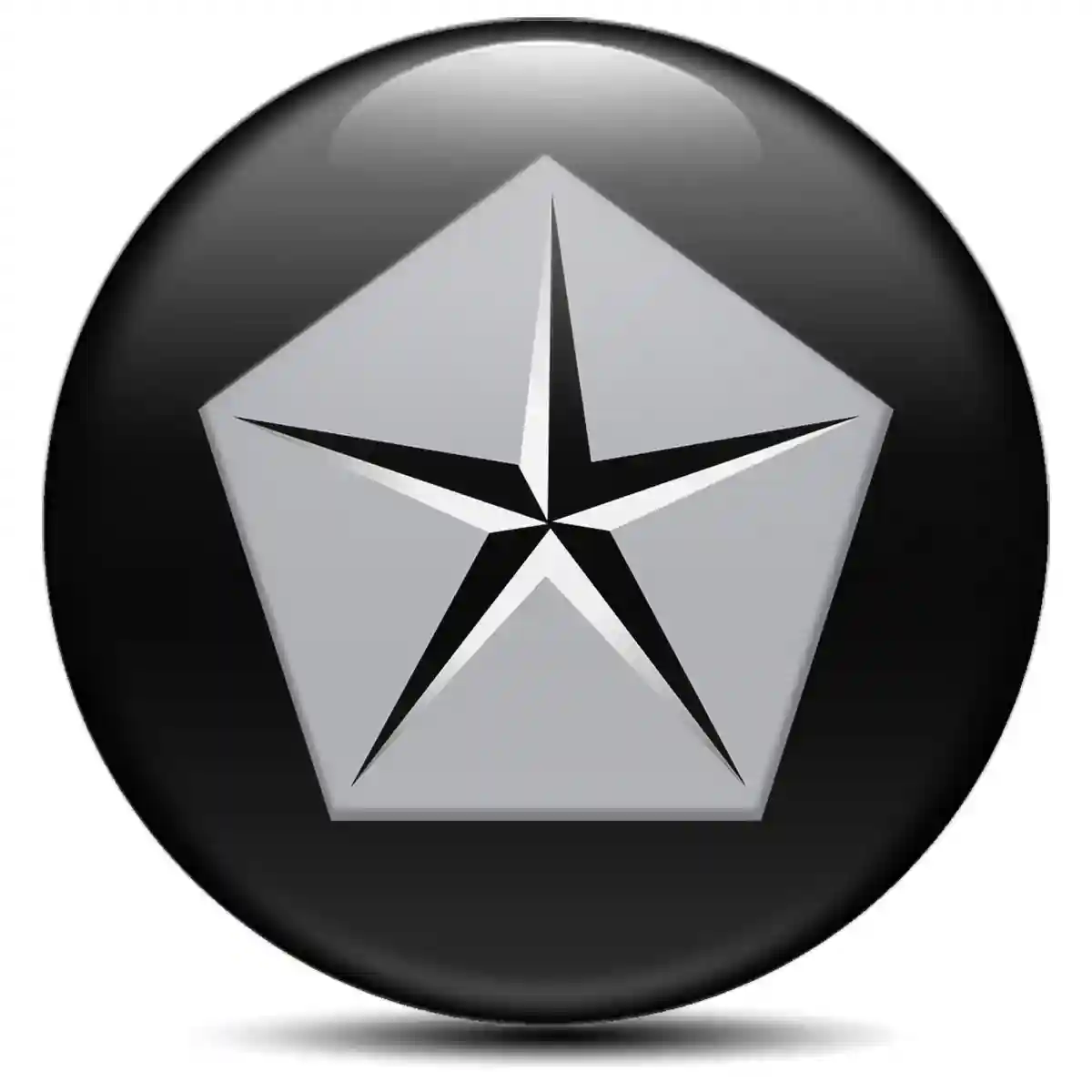 Chrysler Logo Silicone Emblem Stylish Design