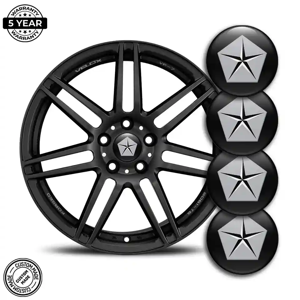 Chrysler Logo Silicone Emblem Stylish Design