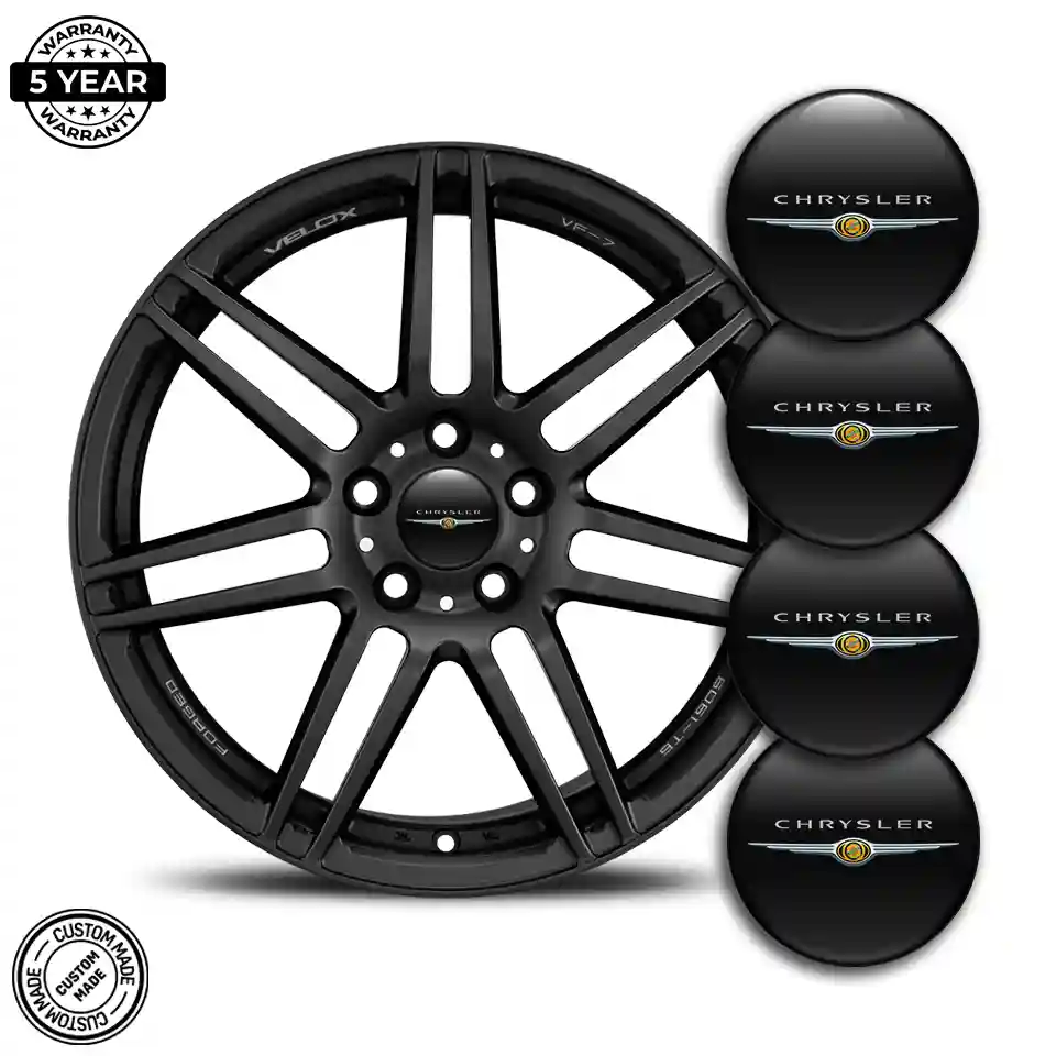 Chrysler Silicone Emblem Self-Adhesive High Quality